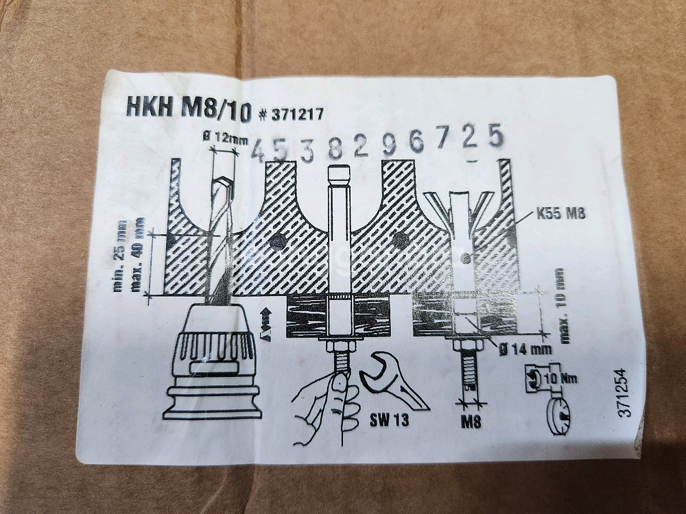 미사용 힐티 HKH M8/10 할로우데크 앙카 3박스 판매합니다--2
