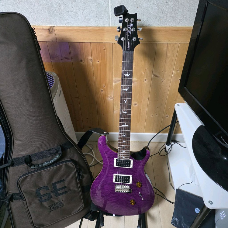 PRS SE Custom 24 Quilt Amethyst 일렉기타 팝니다 이미지