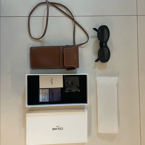 셀린느 트리옴프 선그라스 레더 크로스백