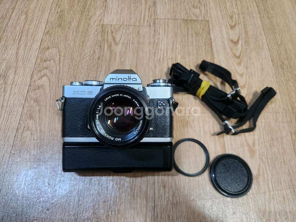미놀타 XD 5 바디및 50mm F1.4 + AUTO WINDER D셋트 판매합니다--0