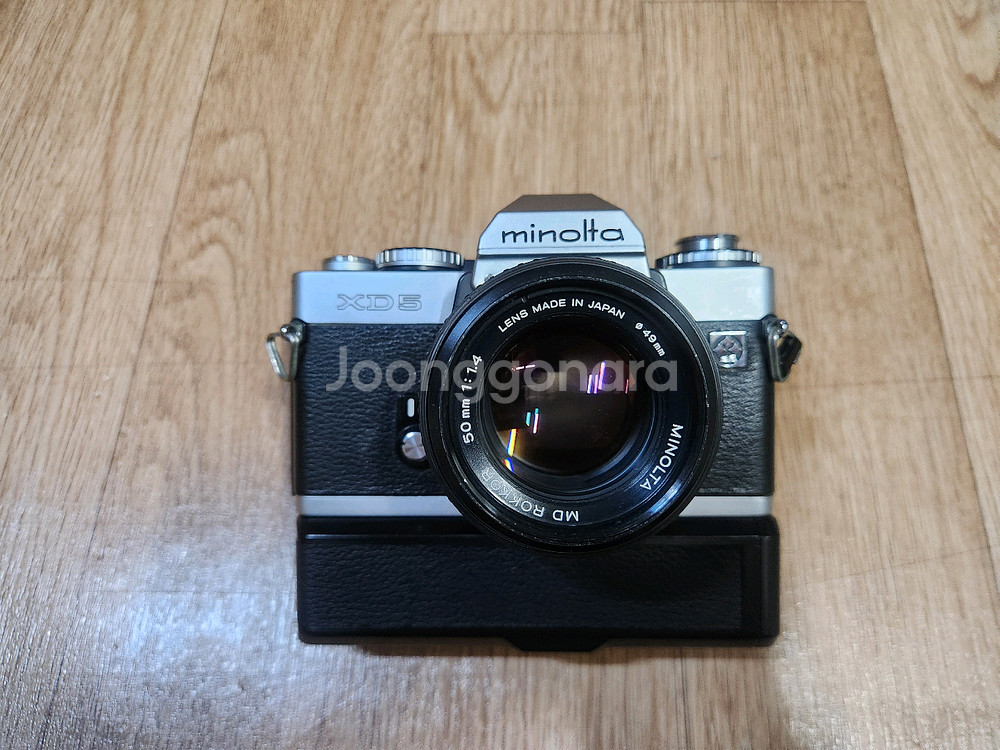 미놀타 XD 5 바디및 50mm F1.4 + AUTO WINDER D셋트 판매합니다--1
