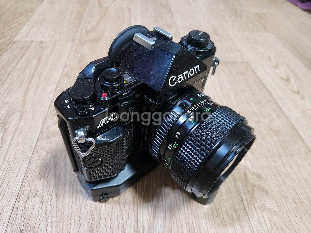 캐논 A-1바디및 50mm F1.2 렌즈 + 모터드라이브 셋트 판매합니다--2