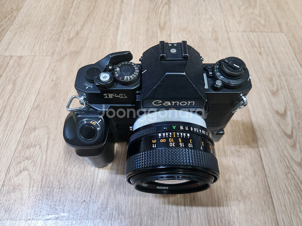 캐논 뉴 F-1바디및 55mm F1.2 렌즈 + 모터드라이버 셋트 판매합니다--2