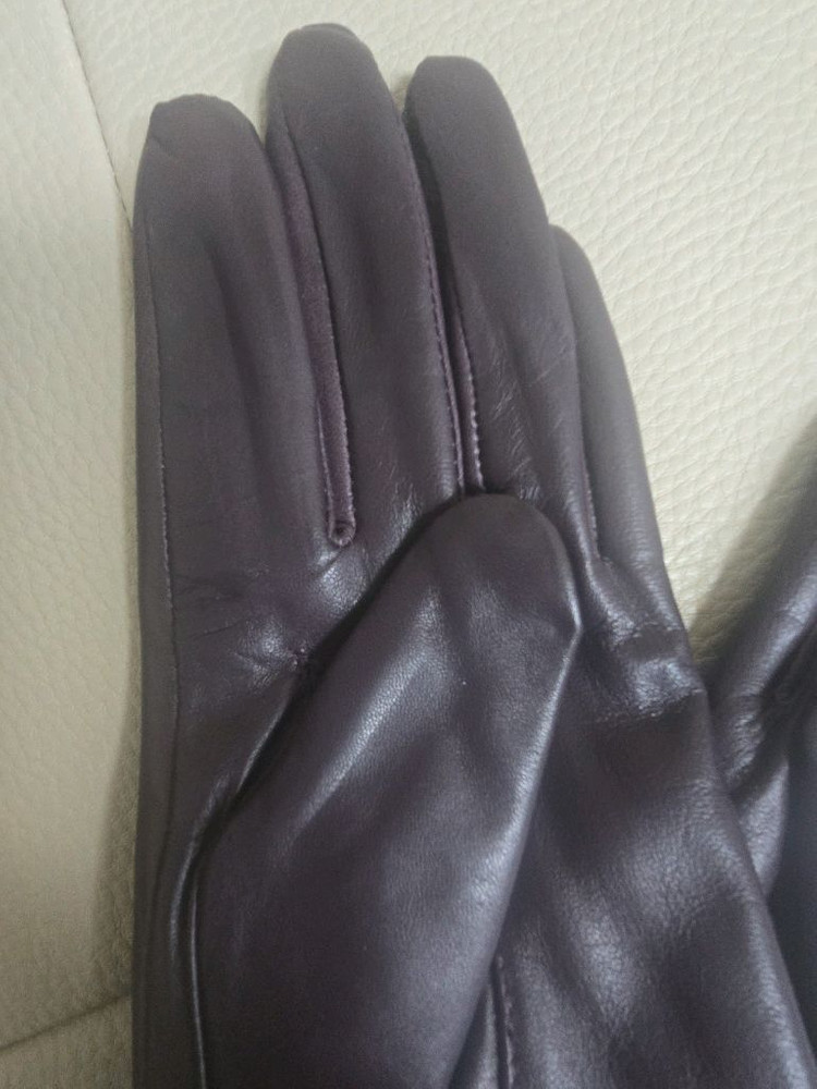 여성용 겨울 가죽장갑 엘르--5