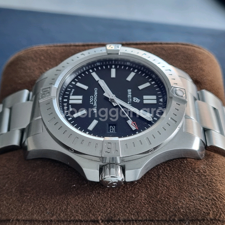 브라이틀링 신형 콜트 44mm 오토 검판 A17388(2019년식)--4