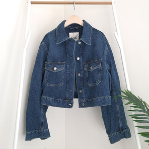 코스cos 오버핏 크롭 청자켓