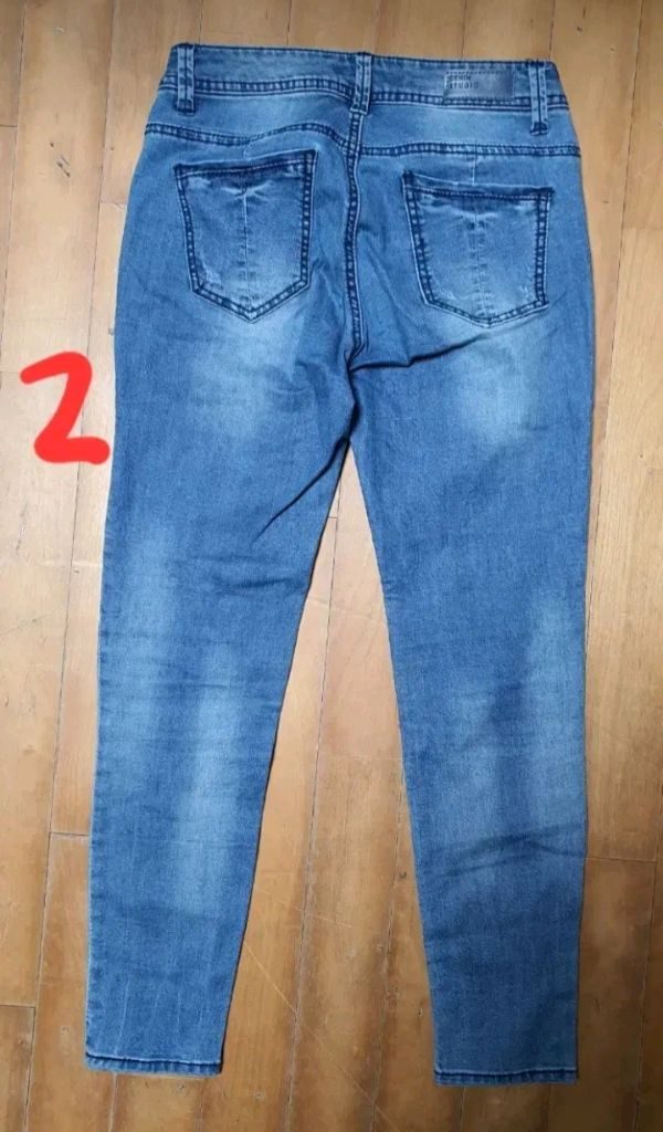 GU 여성 데님 팬츠 스키니핏 2종--5