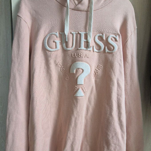 Guss연핑크후드티