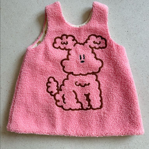 베베베베 퍼피 덤블 원피스 xs사이즈