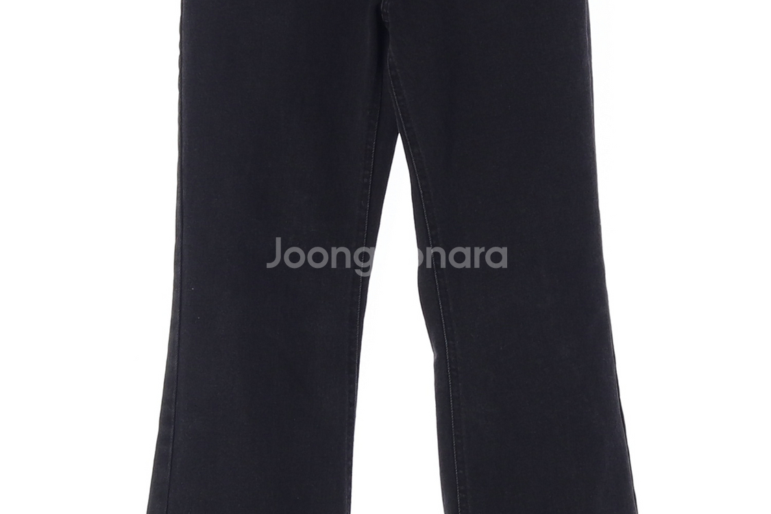 [S]보헤미안서울 플레어진 하이라이즈 부츠컷 데님 청바지--3