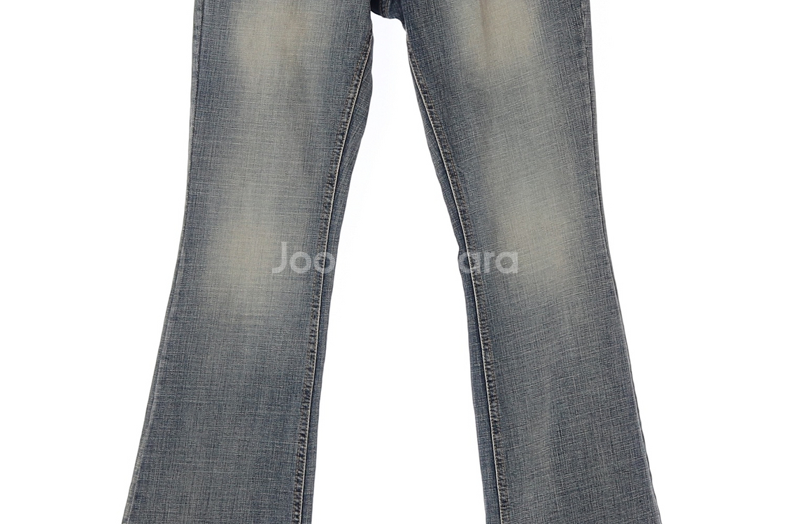 [S]보헤미안서울 로우라이즈 부츠컷 플레어진 데님 청바지--3