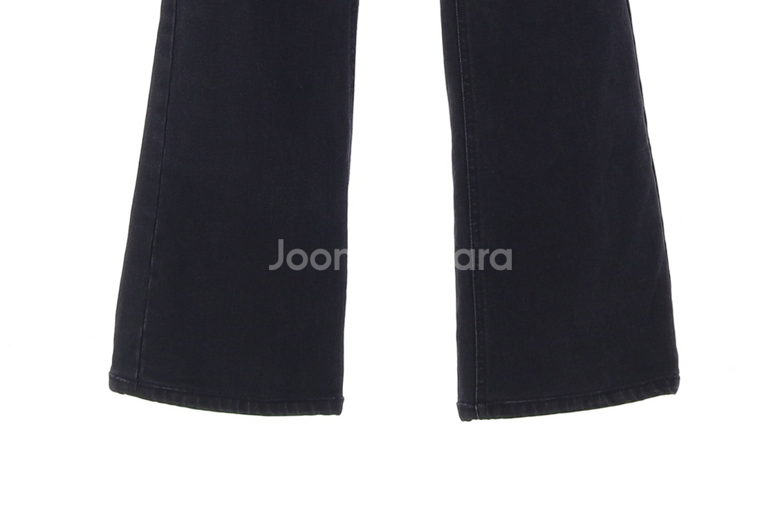 [S]보헤미안서울 플레어진 하이라이즈 부츠컷 데님 청바지--4