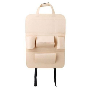 새 살구색 차량용 스토리지 수납함 자동차 CAR 카 차량 용품 시트 수납 이미지