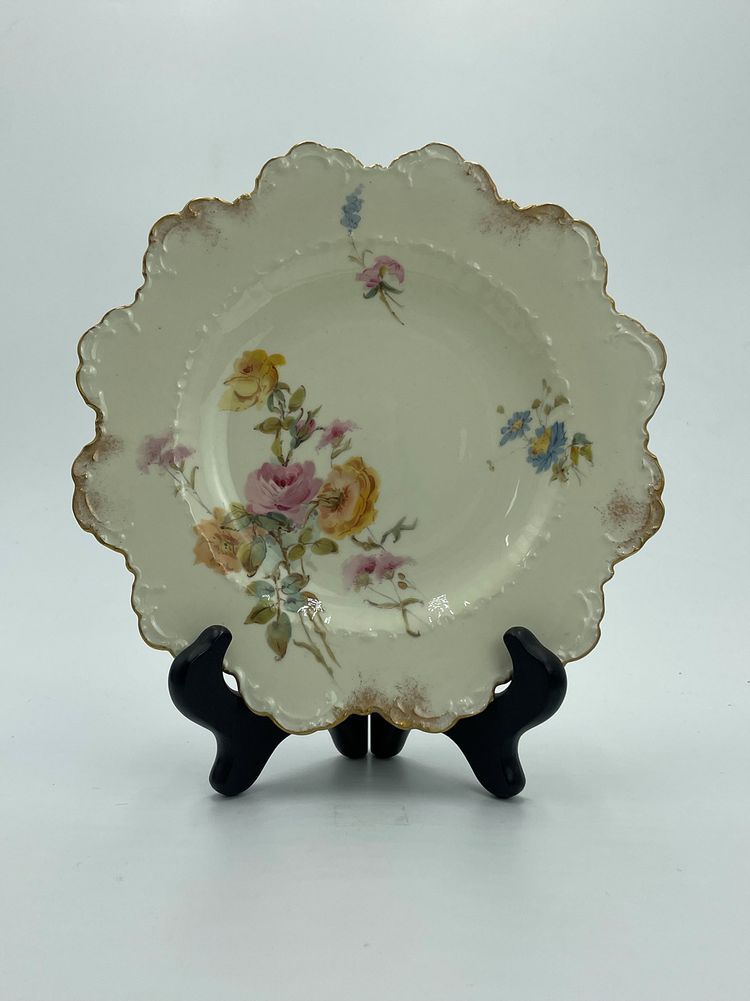 엔틱 로얄 크라운 더비 꽃무늬 플레이트 6ea .240--5