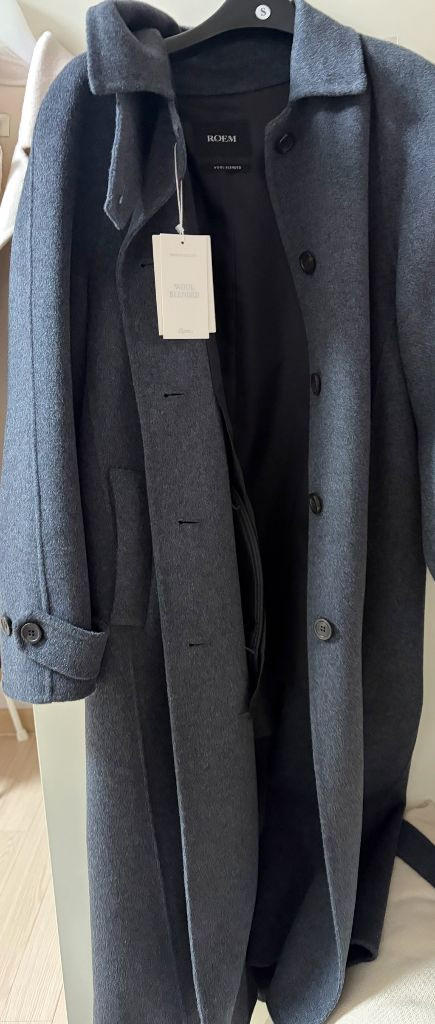 로엠 올데이 벨티드 맥코트_RMJHF4VR99 차콜 s 이미지