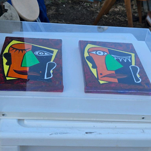 파블로 피카소 미니 액자 2점 세트