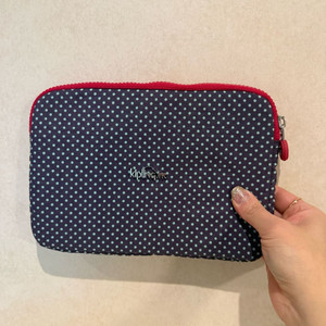 키플링 도트 파우치 미사용 새상품