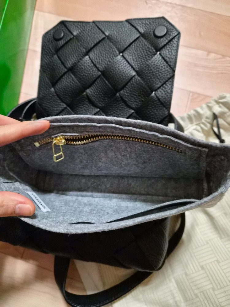 보테가 베네타 디아고 스몰 블랙 카세트백 블랙 1번 30분사용 착 구성품 모두 롯데 2025 3월구입 영수증--3