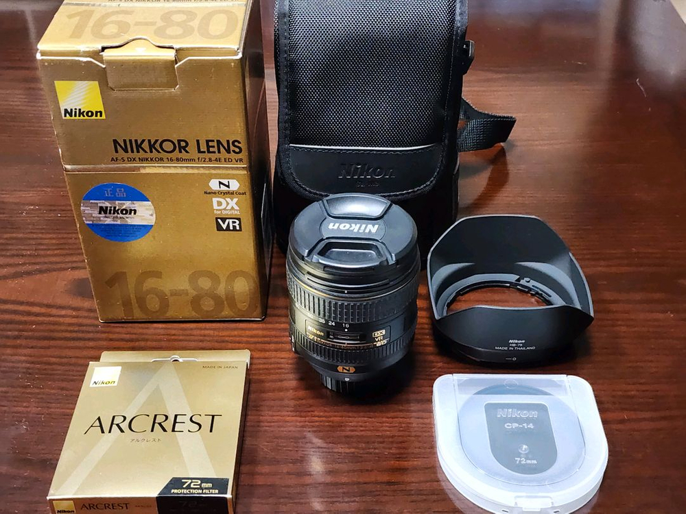 니콘 AF-S DX NIKKOR 16-80mm 1:2.8-4E ED 72mm 팝니다.--0