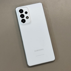 갤럭시A53 화이트색상 128용량 외관S급 깨끗한단말기 미파손 가성비 꿀매물
