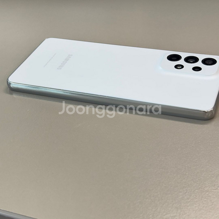 갤럭시A53 화이트색상 128용량 외관S급 깨끗한단말기 미파손 가성비 꿀매물--5