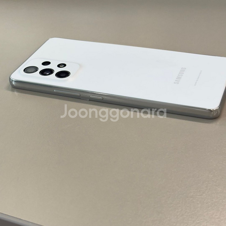갤럭시A53 화이트색상 128용량 외관S급 깨끗한단말기 미파손 가성비 꿀매물--7