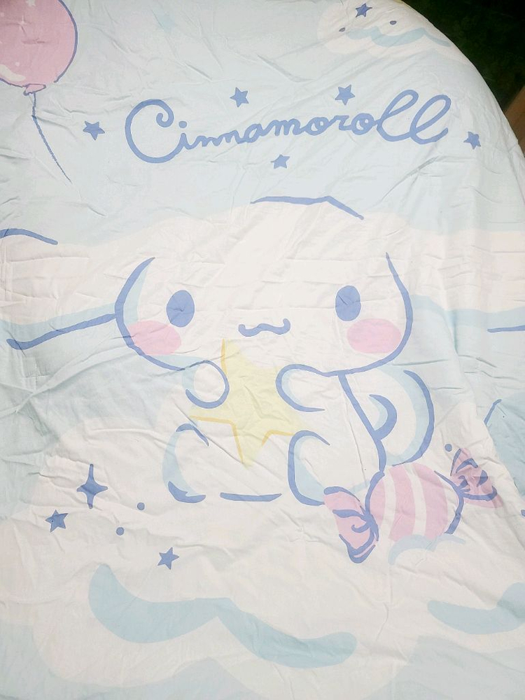 산리오 나라홈데코 시나모롤 마이멜로디 간절기 차렵이불--3