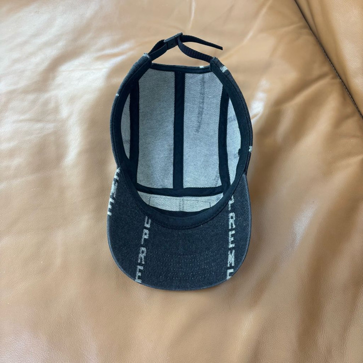 슈프림 캠프캡 모자 박스로고 데님 블랙--5