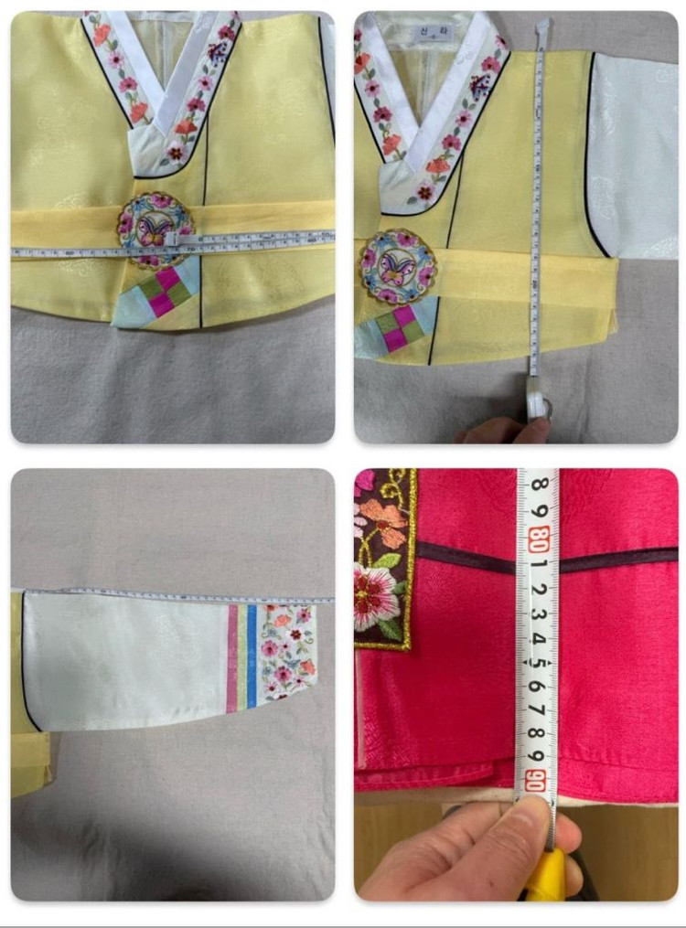 여아한복 6호 세트 판매합니다.--5