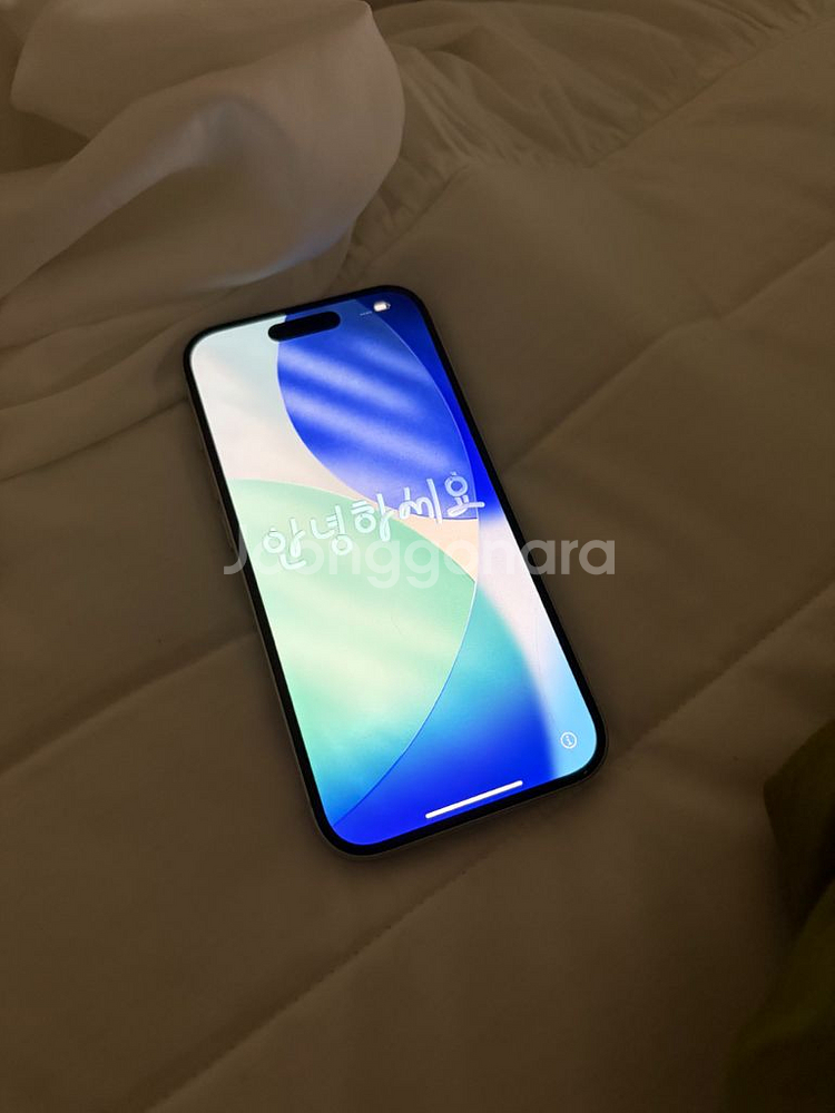 아이폰 15 자급제 블루 128기가--2