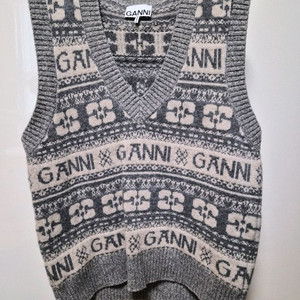 가니 니트 GANNI 울 베스트 m사이즈
