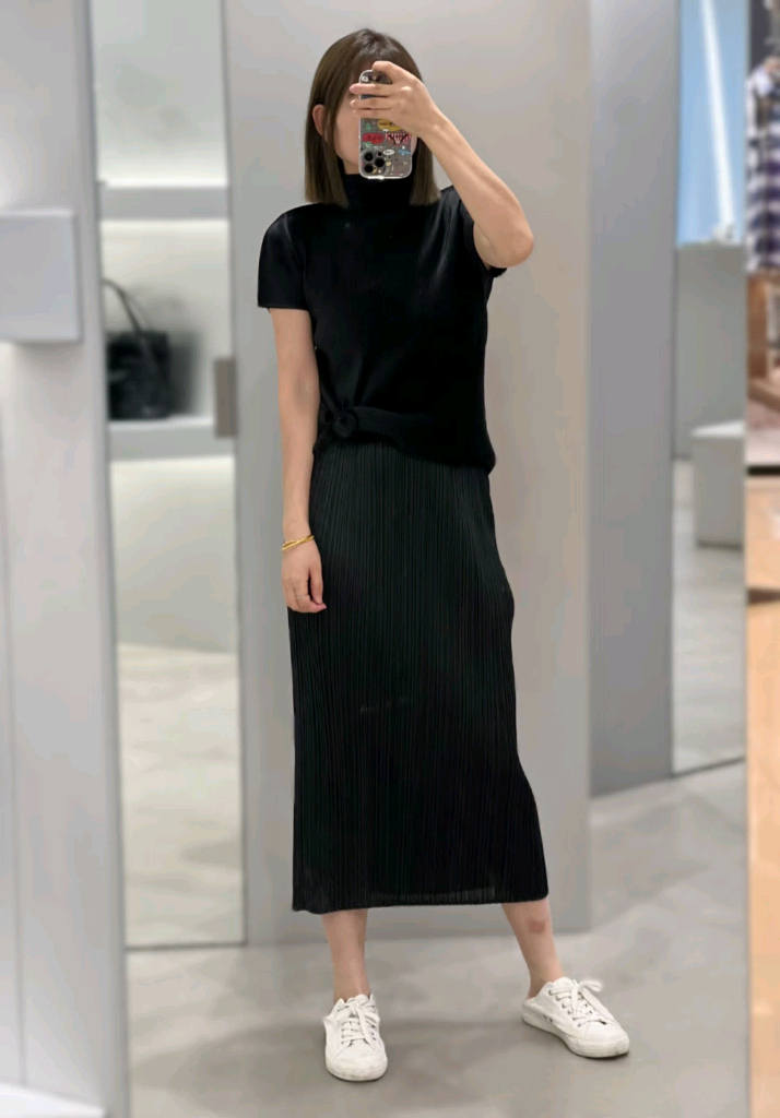 플리츠플리즈 베이직 미스트,베이직 스커트--4