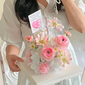 예쁜 인스타감성 웨딩 모형 케익 돌상 생일 브라이덜샤워에도 굿