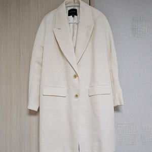 마시모두띠 린넨혼방 트위드 롱자켓 이미지