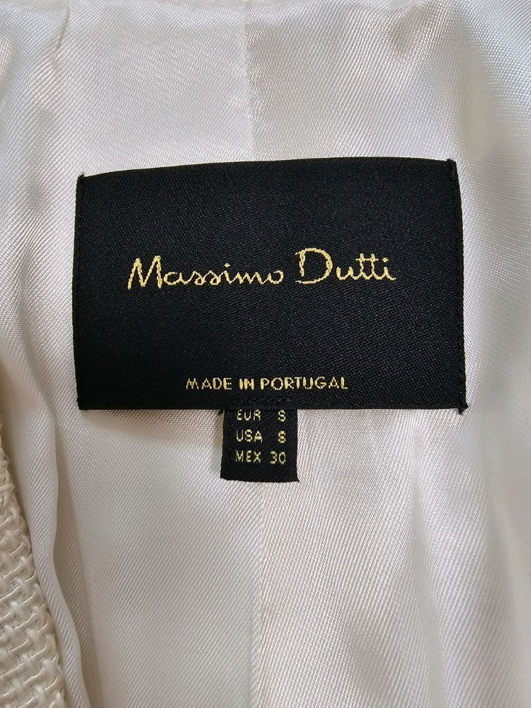 마시모두띠 린넨혼방 트위드 롱자켓 이미지