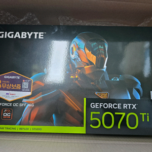 새제품) 기가바이트 RTX 5070 Ti 그래픽카드 팝니다. 110만원