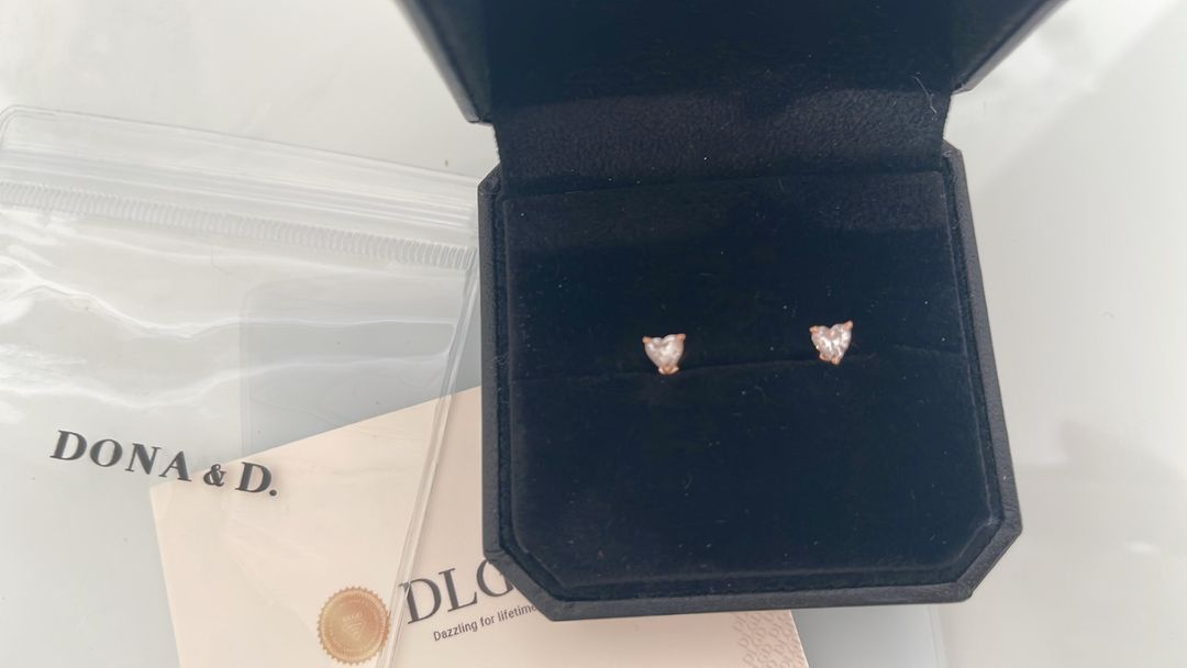 14k 도나앤디 랩다이아 2부 피어싱 (양쪽/2개)--5