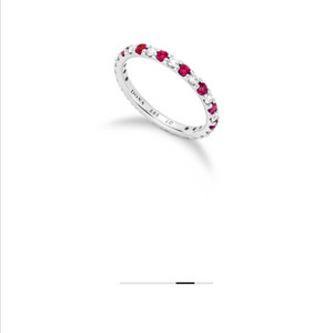 14k 도나앤디 풀 루비 랩다이아 반지(듀얼/하프)