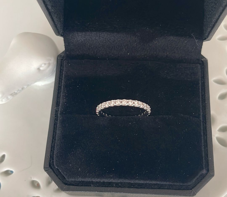 14k 도나앤디 풀 루비 랩다이아 반지(듀얼/하프)새상품--3