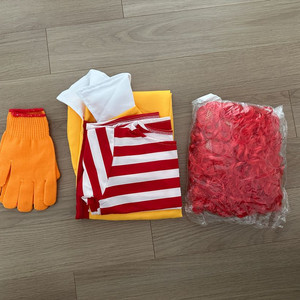 새상품) 할로윈 코스튬 맥도날드 유치원생용 이미지