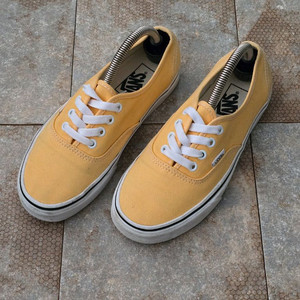 (235)반스 어센틱 옐로우 스니커즈 운동화