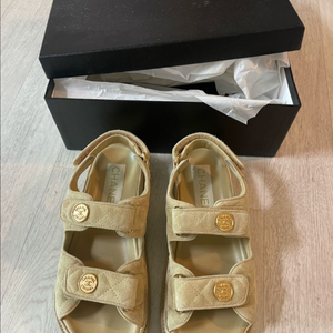 샤넬 벨크로 샌들 37 이미지