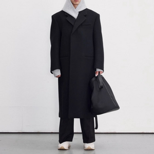 렉토 23FW 울 블렌드 오버사이즈 코트 (m) 이미지