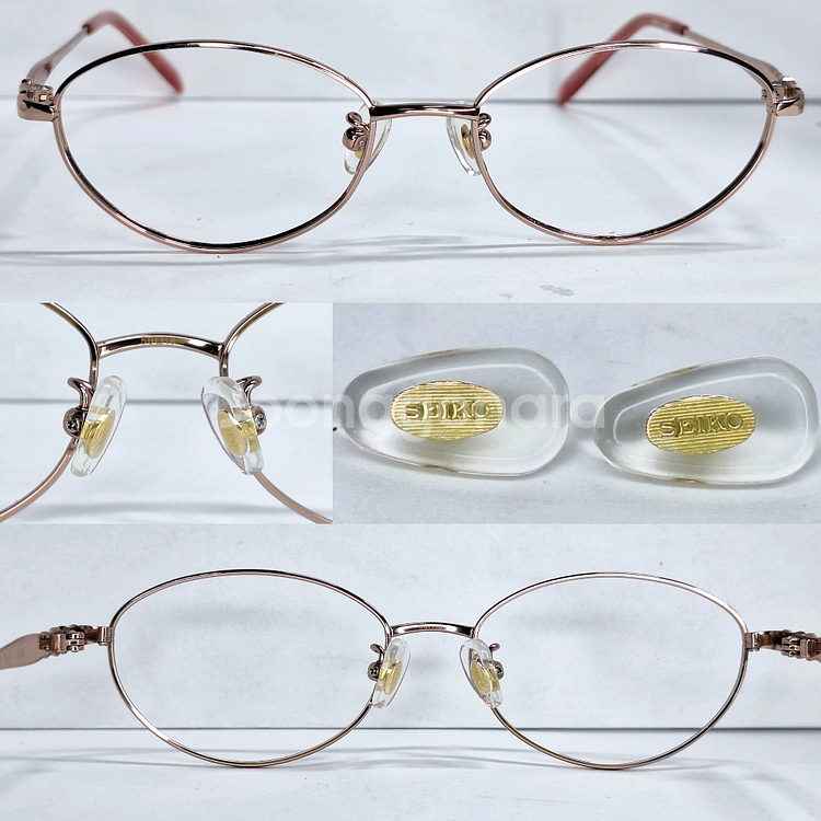 SEIKO 세이코 SE4016 하이엔드 순 티타늄 오벌형 여성용 안경테 안경/일본 제조 수입 명품 아이웨어 패션--6