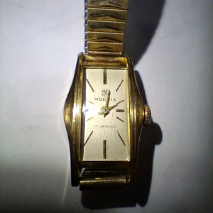 스위스모리스 MOERIS 18k50미크론 여성용 수동태엽시계