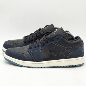 나이키 에어 조던1 로우 SE 블랙 다크 옵시디언 (290) 이미지