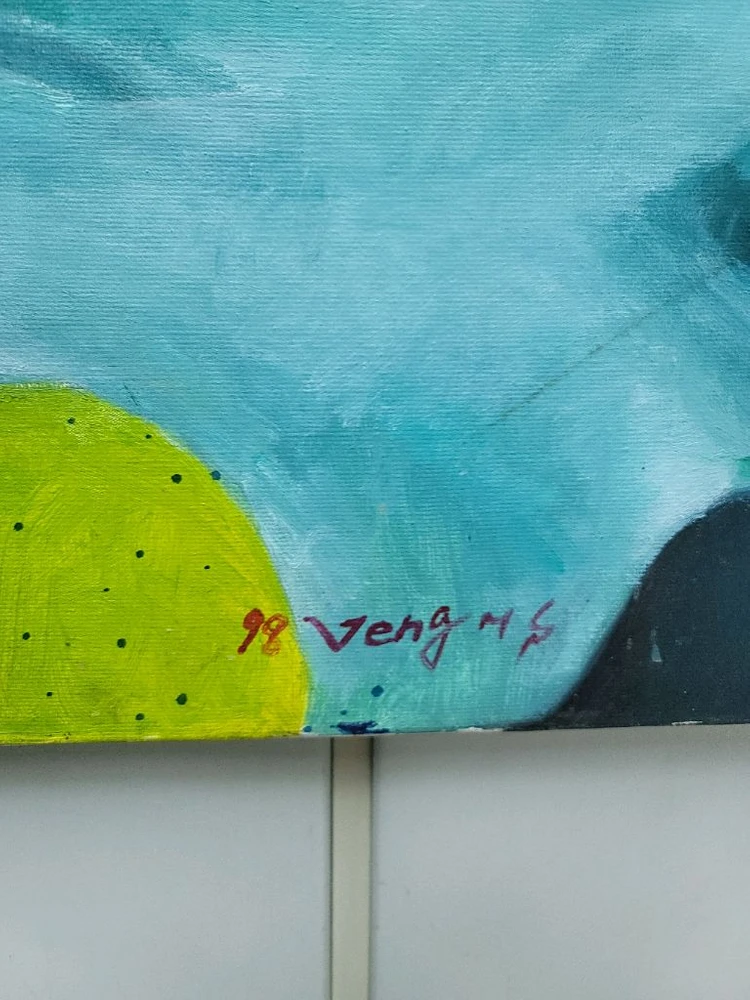 연꽃 유화그림 30호 이미지