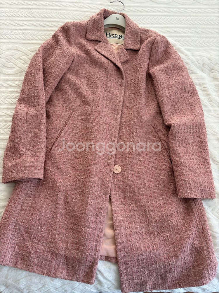 에르노 트위드 코트 44--2