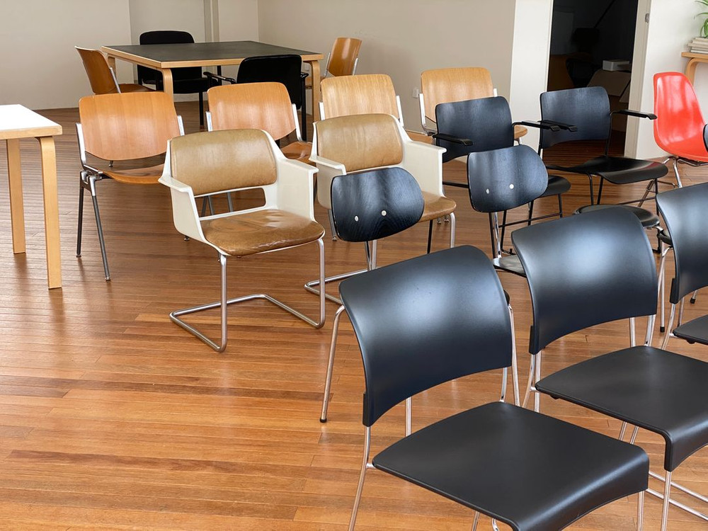 임스 파이버글래스 체어 레드오렌지 eames dss fiberglass chair red orange 이미지