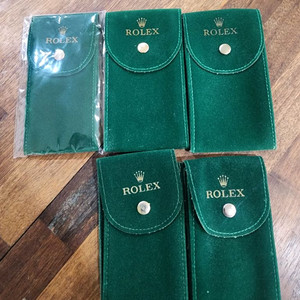 롤렉스 정품 시계 파우치 5개 일괄 판매 합니다
